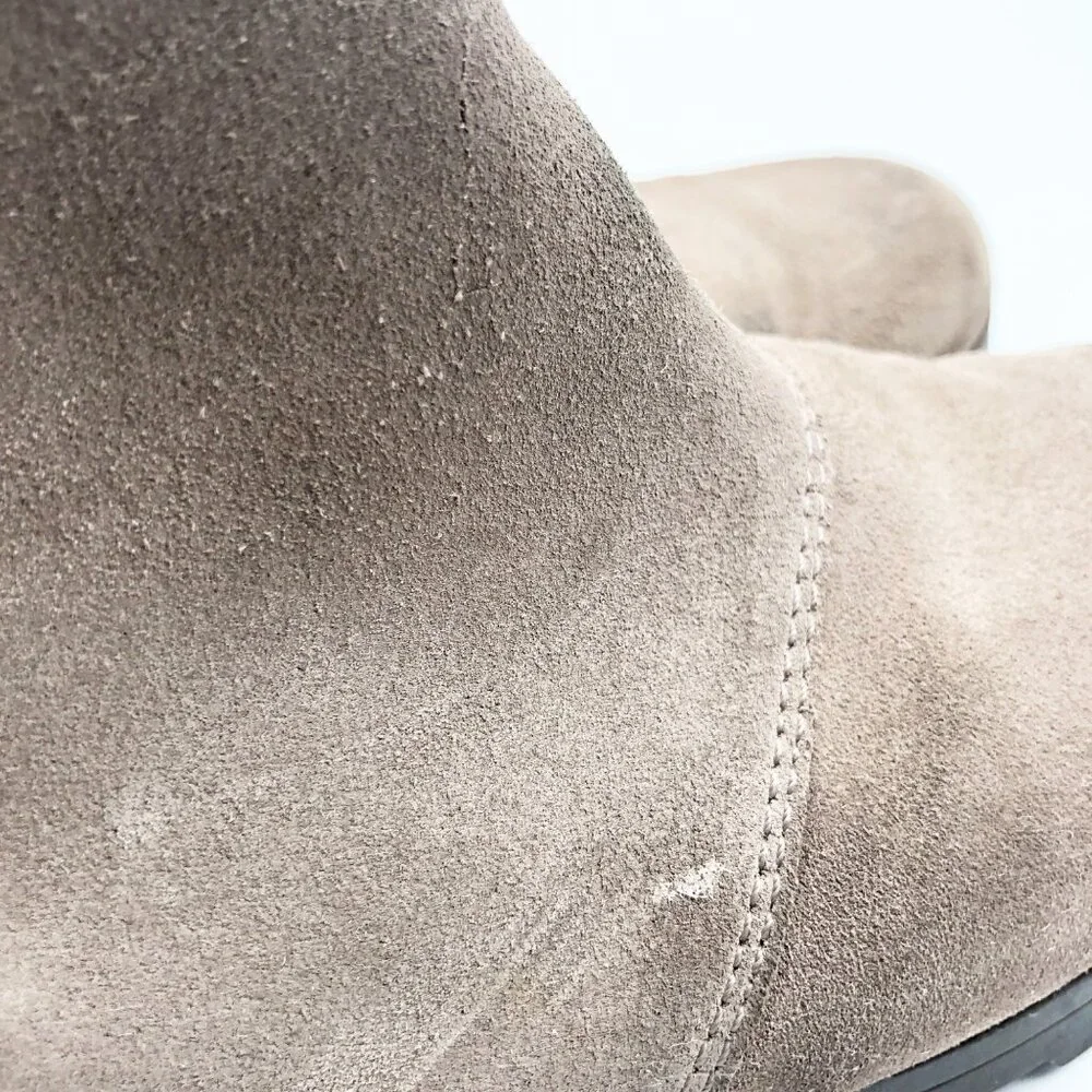 SOREL Boots Womens 6 Emelie Tan Suede Chelsea Ankle Boot Waterproof or Youth 5